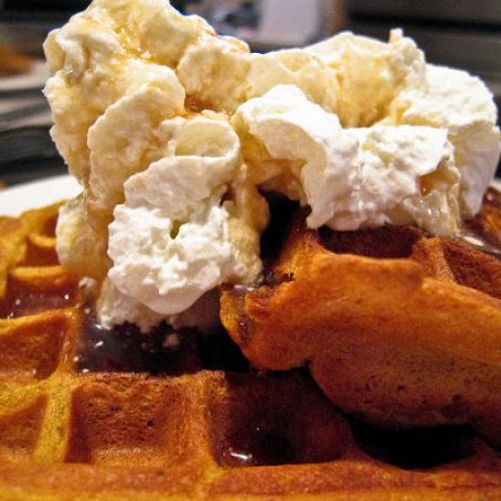 Pumpkin Spice Waffles