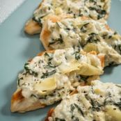 Skinny Spinach Artichoke Dip Chicken