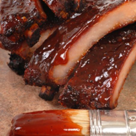 All-American Barbecued Ribs with Sauce