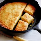 Corn Bread in Cast Iron Skillet