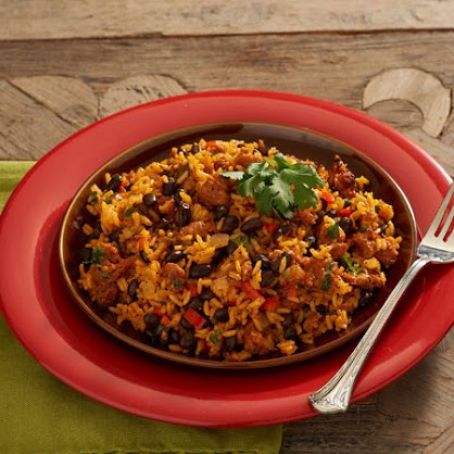 Chorizo and Black Bean Rice