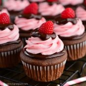 Raspberry Chocolate Cupcakes