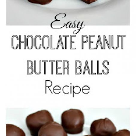 Chocolate Peanut Butter Balls