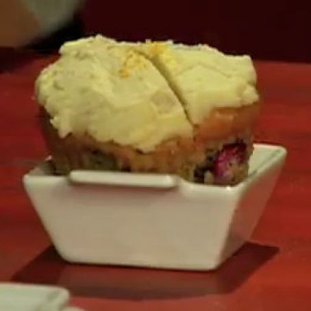 *Cranberry Lemon Muffins with Lemon Icing