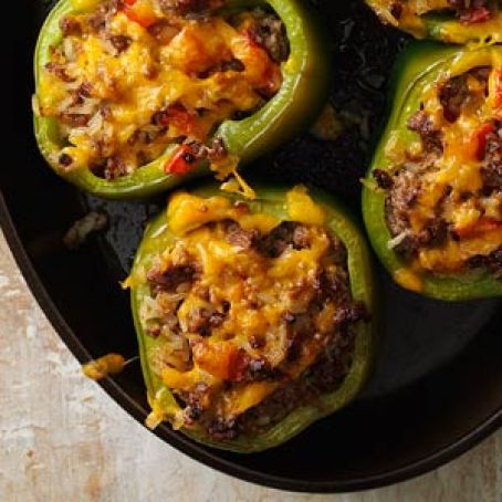 Cheesy Stuffed Peppers Recipe