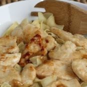Lemon Butter Chicken with Noodles