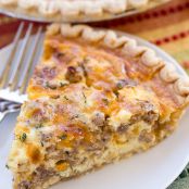Sausage and Ranch Quiche