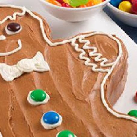 Gingerbread Man Cake