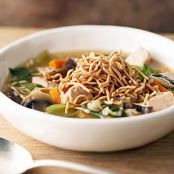 Asian Turkey and Rice Soup