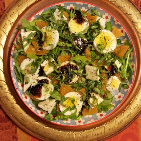 BEET****Golden Beet, Egg & Feta Salad w/Balsamic Drizzle