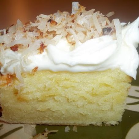 Coconut - Cream Cheese Sheet Cake