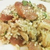 Chicken and Sausage Risotto