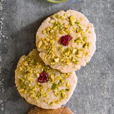 Cranberry-Pistachio Sugar Cookie Thins
