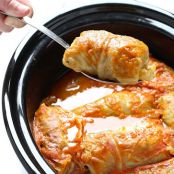 Crock Pot Stuffed Cabbage Rolls