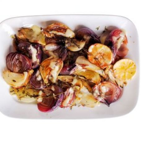 Roasted Onions with Lemon