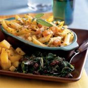 Butternut Squash and Parsnip Baked Pasta