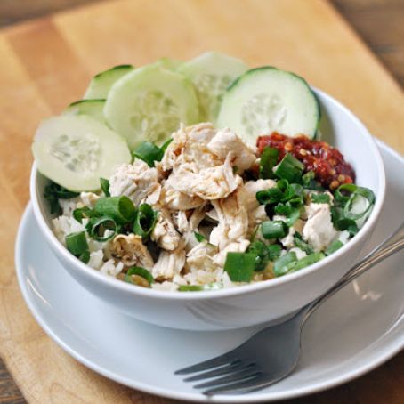 Hainanese Chicken With Rice