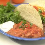 Quick Refried Salsa Beans