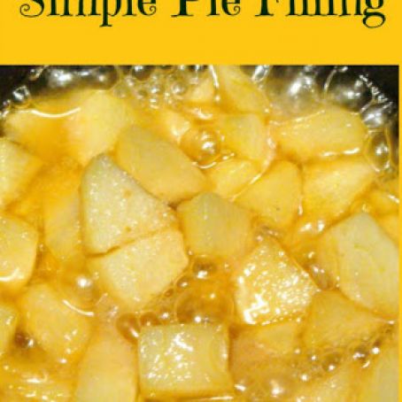 Simple Caramel Pie filling