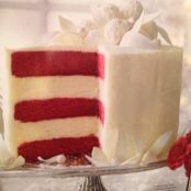 Red Velvet White Chocolate Cheesecake