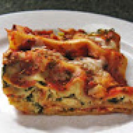 Tofu Spinach Lasagna