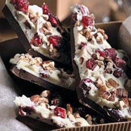 Cranberry Nut Chocolate Bark