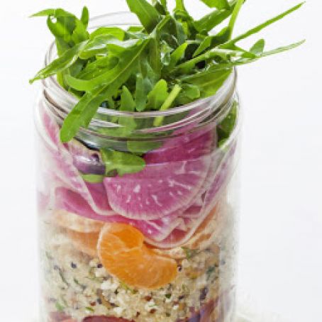 Layered Spring Salad With Quinoa and Tangerines