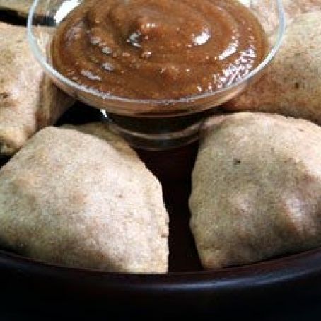 Baked Samosas with Tamarind Chutney