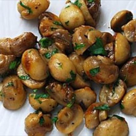 Mushrooms Sauteed with Garlic Butter