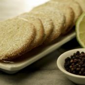 Lime and Black Pepper Cookies