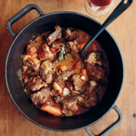 Yucatán Pork Stew with Ancho Chiles and Lime Juice