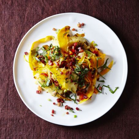 Polenta with Autumn Squash & Pancetta