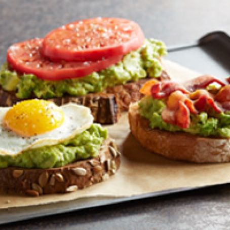 Avocado Toast with toppings