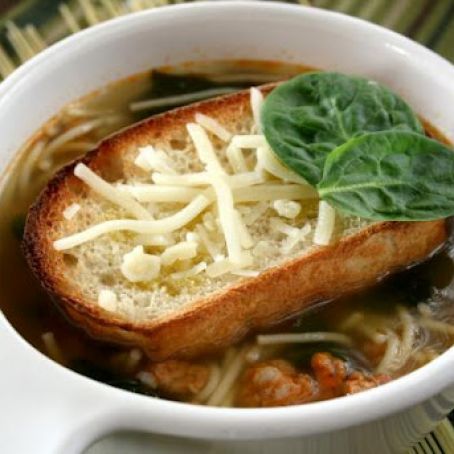 Spinach and Sausage Soup
