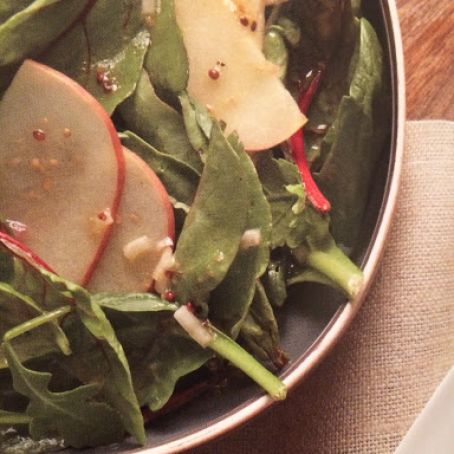 APPLE SALAD WITH TOASTED MUSTARD SEEDS AND HERBS