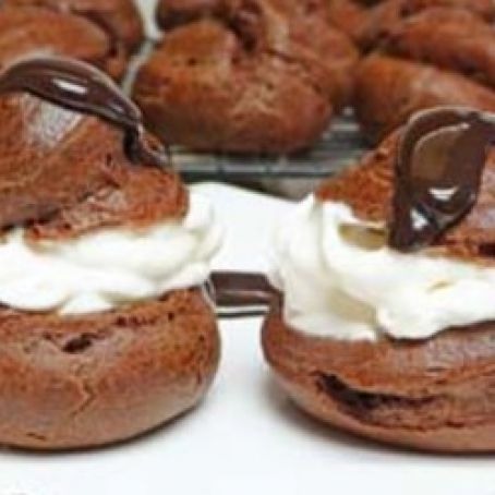 Chocolate Gluten Free Cream Puffs