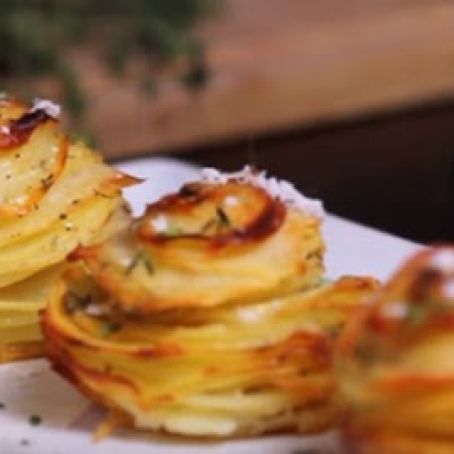 Parmesan Potato Stacks