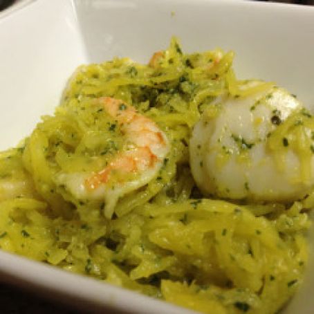 Seafood Pesto Pasta