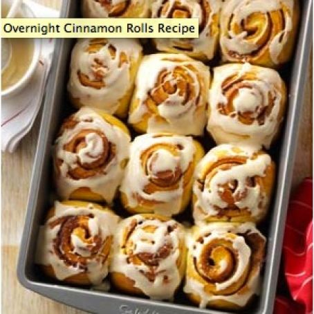 Overnight Cinnamon Rolls Recipe