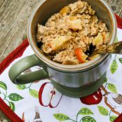 Apple Banana “Baked” Oatmeal in a Mug