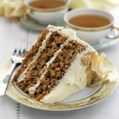 CARROT CAKE w/COCONUT CREAM CHEESE FROSTING