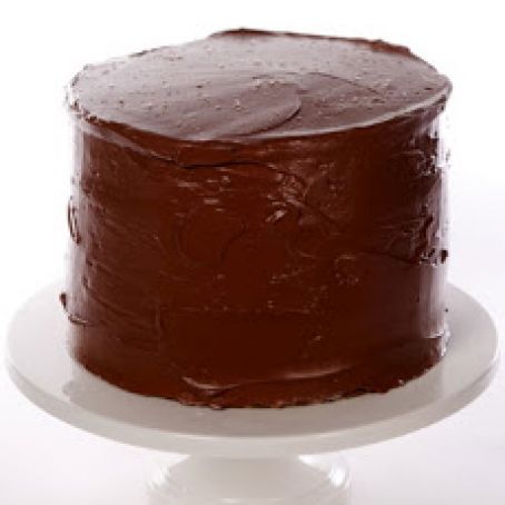 Yellow Butter Cake with Chocolate Frosting