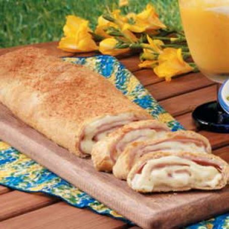 Mozzarella Ham Stromboli