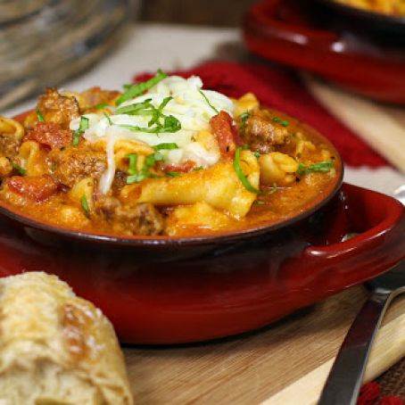 Cheesy Lasagna Soup