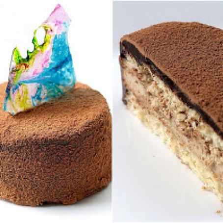 CAKE - Cashew Gateau With Coffee Cardamom Mousse