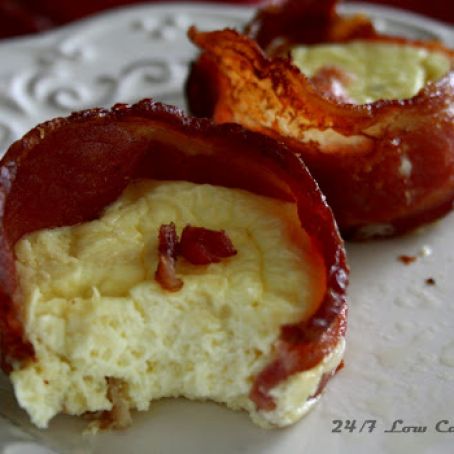 Low Carb Bacon Cheesecake Cups