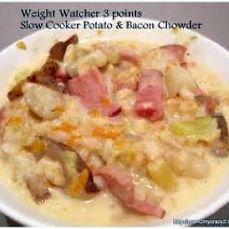 WW Slow Cooker Potato and Bacon Chowder (3pts)