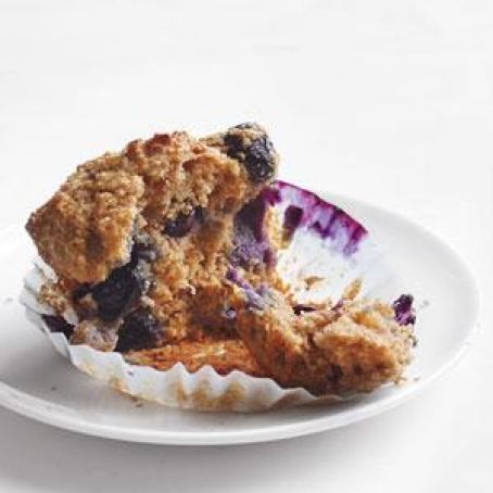 Whole-Grain Blueberry Muffins