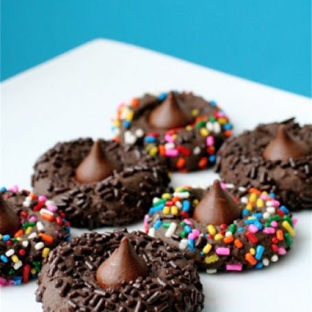 Chocolate Thumbprint Cookies