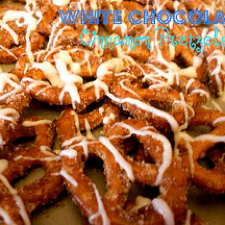 White Chocolate Cinnamon Sugar Pretzels Recipe